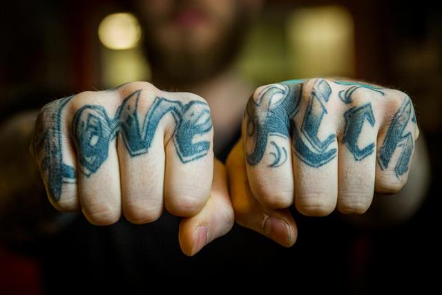 Knux -- Cool Knuckle Tattoos - Walmart.com