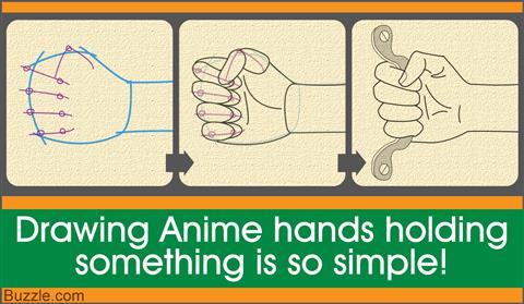 How To Draw Anime Hands Holding Something