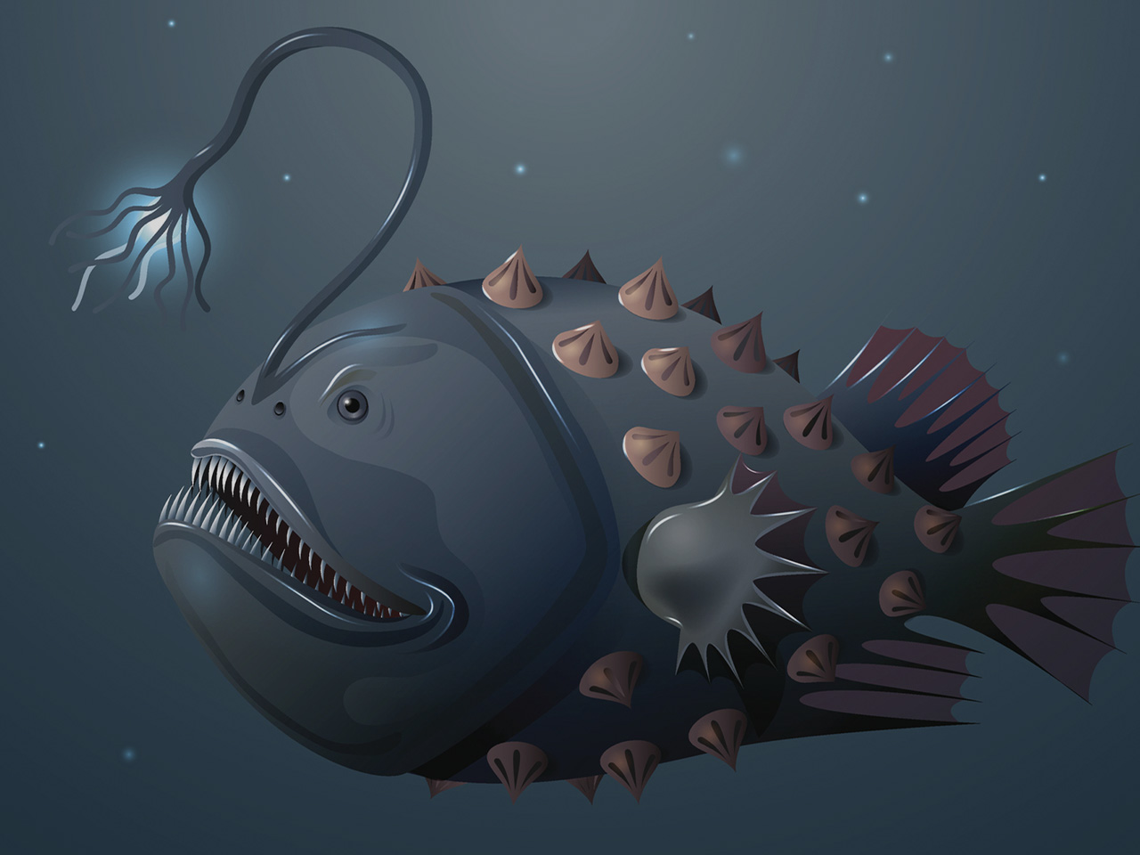 Глубоководные рыбы арт