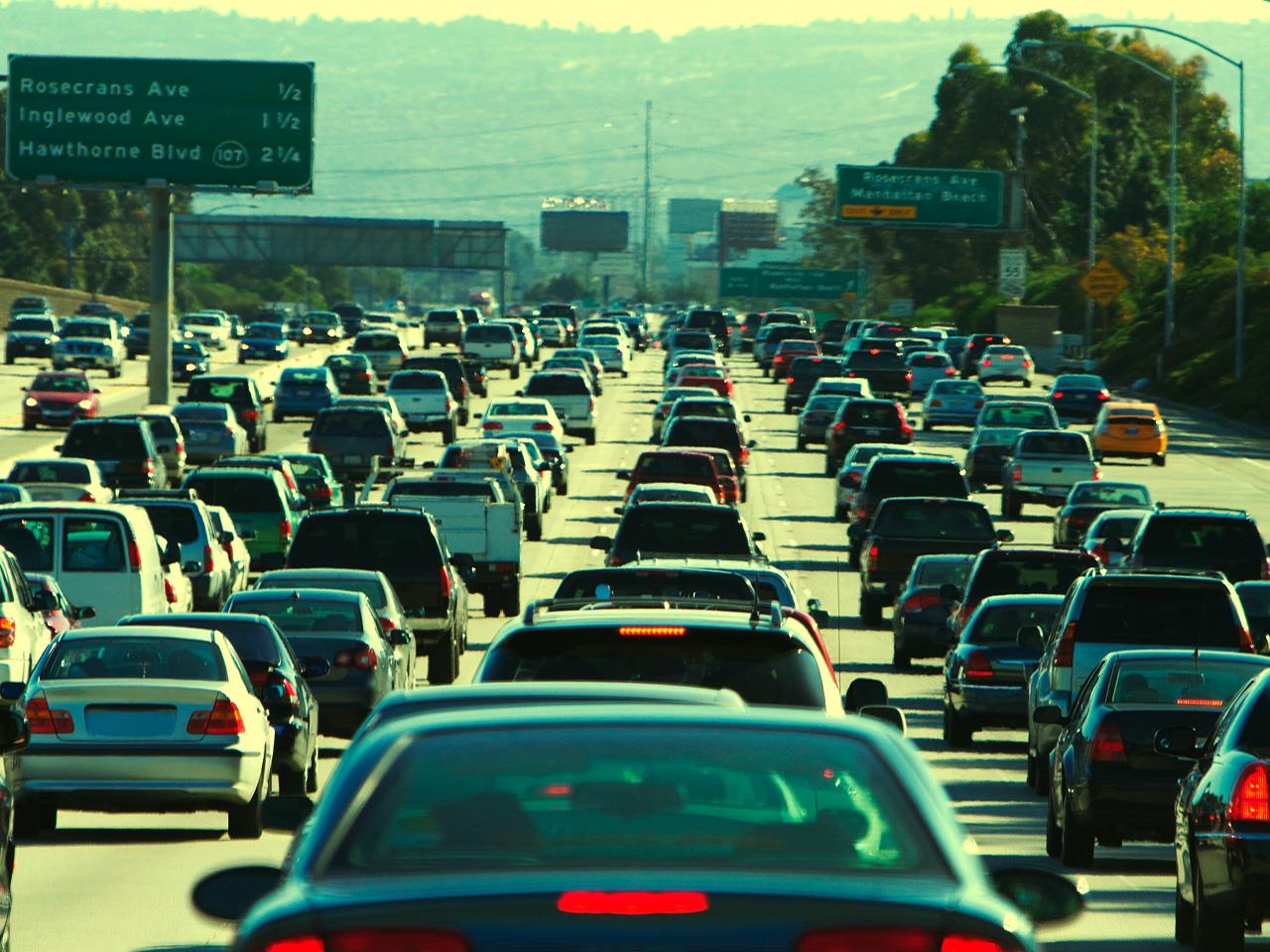 Effects of Traffic Jam on Human Brain