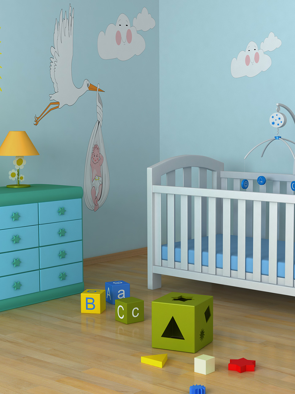 baby room painting