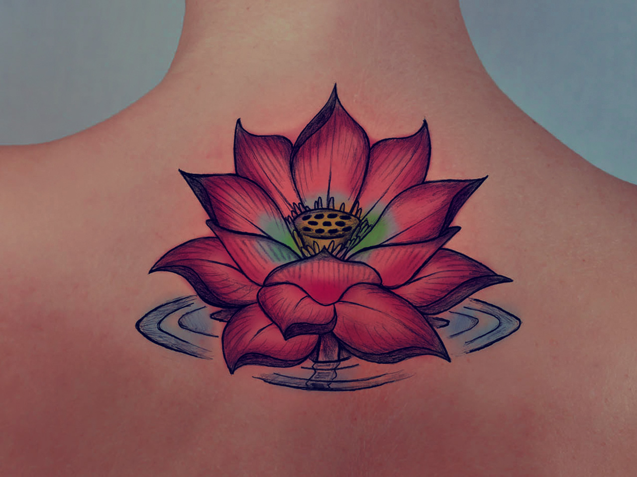 Lotus Flower Tattoo Designs - wide 10