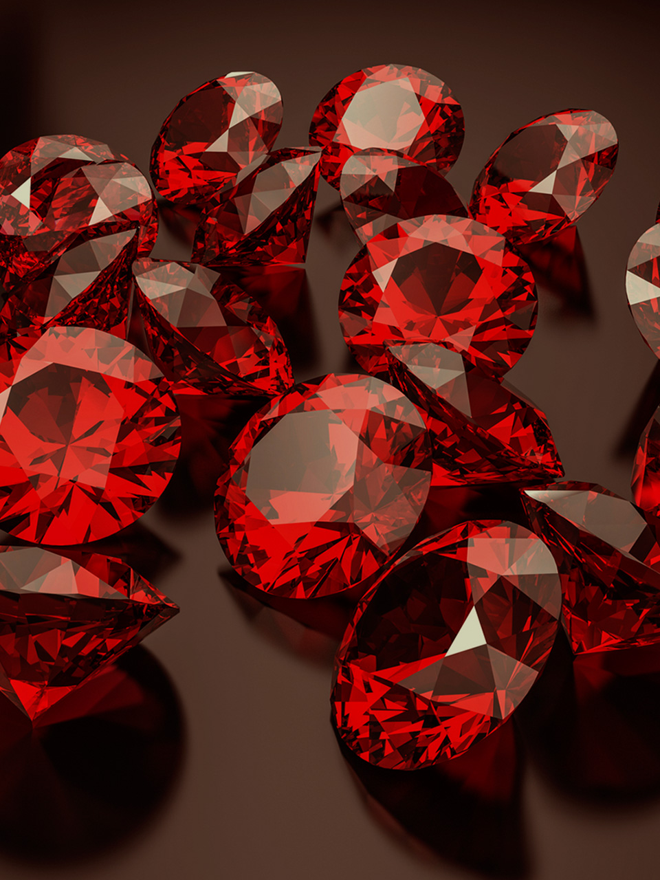 Красный Алмаз камень